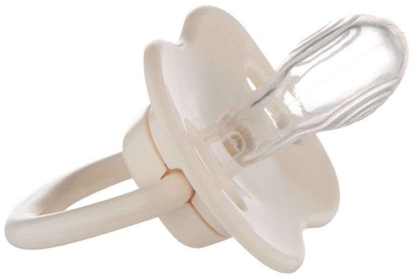 Canpol babies Set symetrických silikonových dudlíků Mountains 0-6m, žlutý 2 ks