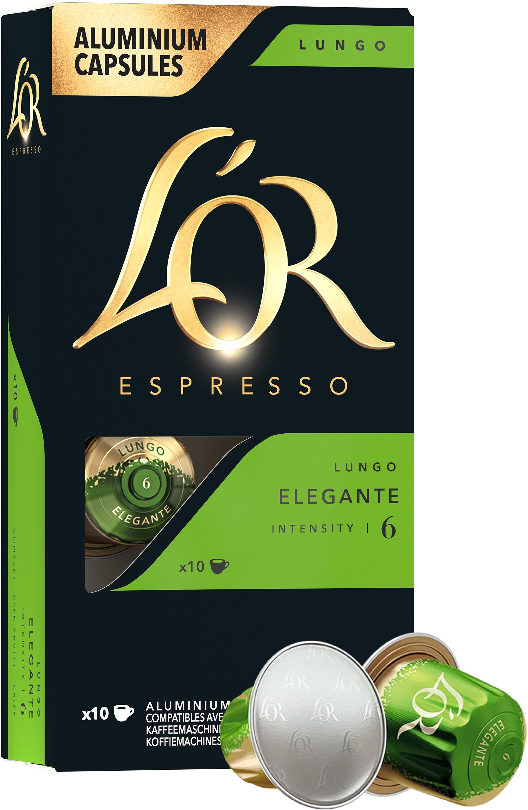 L´Or Espresso Lungo Elegante kapsle pro Nespresso®* Original kávovary 10 x 5.2 g