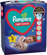 Pampers Night Pants Kalhotkové plenky vel. 5, 12-17 kg, 22 ks