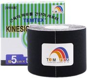 Temtex kinesio tape Classic, černá tejpovací páska 5cm x 5m