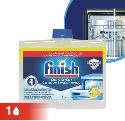 Finish Čistič myčky Lemon Sparkle 250 ml
