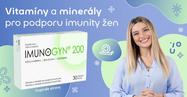 Imunogyn, doplněk stravy, minerály a vitamíny pro ženy