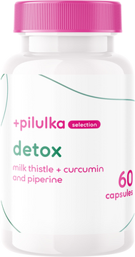 Pilulka Selection Detox - ostropestřec + kurkumín a piperín 60 kapslí