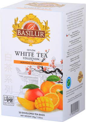 Basilur White Tea Mango Orange 20 x 1.5 g