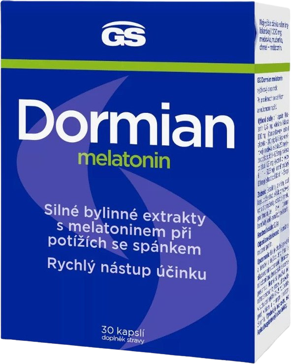 GS Dormian  GS Dormian melatonin 30 kapslí