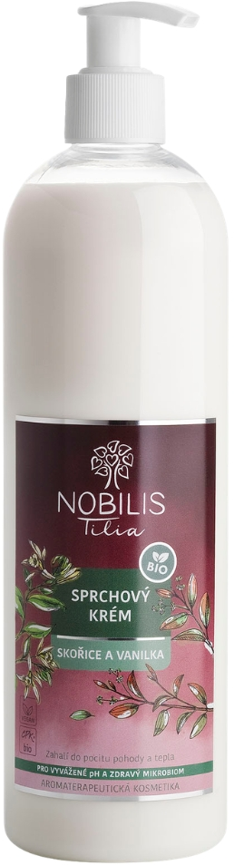 Nobilis Tilia Sprchový krém Skořice a vanilka 500 ml