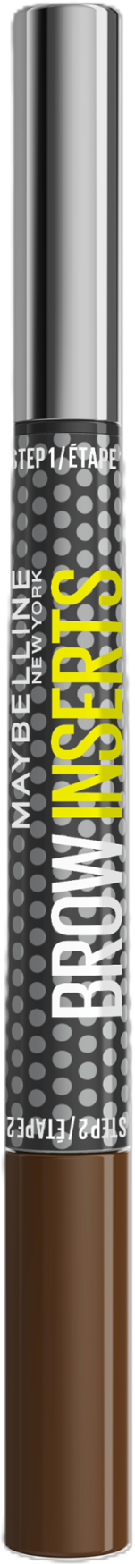 Maybelline New York Oboustranná tužka na obočí Brow Inserts 4 Medium Brown