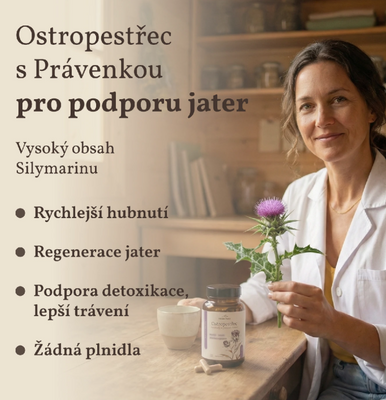 Herbyway Ostropestřec mariánský a právenka latnatá 120 kapslí