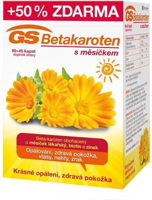 Betakaroten s měsíčkem 135 kapslí