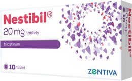 Nestibil 20 mg, 10 tablet