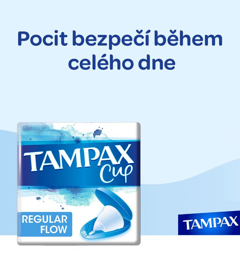 Tampax, menstruační kalíšek regular flow