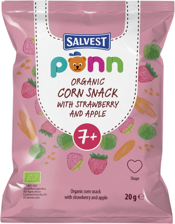 Salvest Põnn BIO Jahodové křupky 20 g