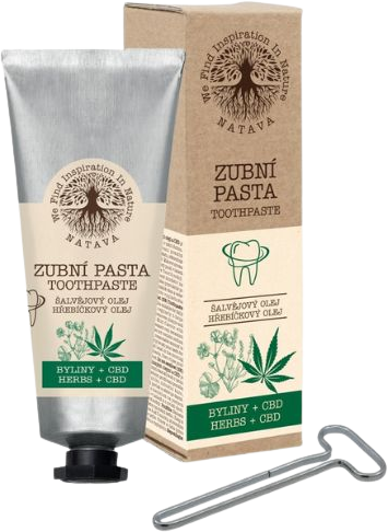 Natava Zubní pasta Bylinky + CBD 80 g