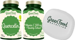 GreenFood Nutrition Duopack Quercetin 90cps + Vitamin C 500mg 60cps