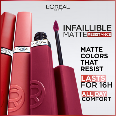 L'Oréal Paris Infaillible Matte Resistance 230 Shopping Spree rtěnka, 5 ml