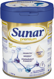Sunar Premium 4 batolecí mléko 700 g