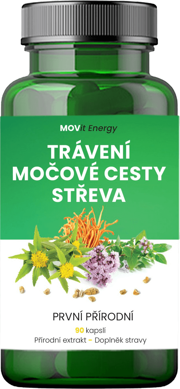 MOVit Energy Trávení - Močové cesty - Střeva 90 kapslí