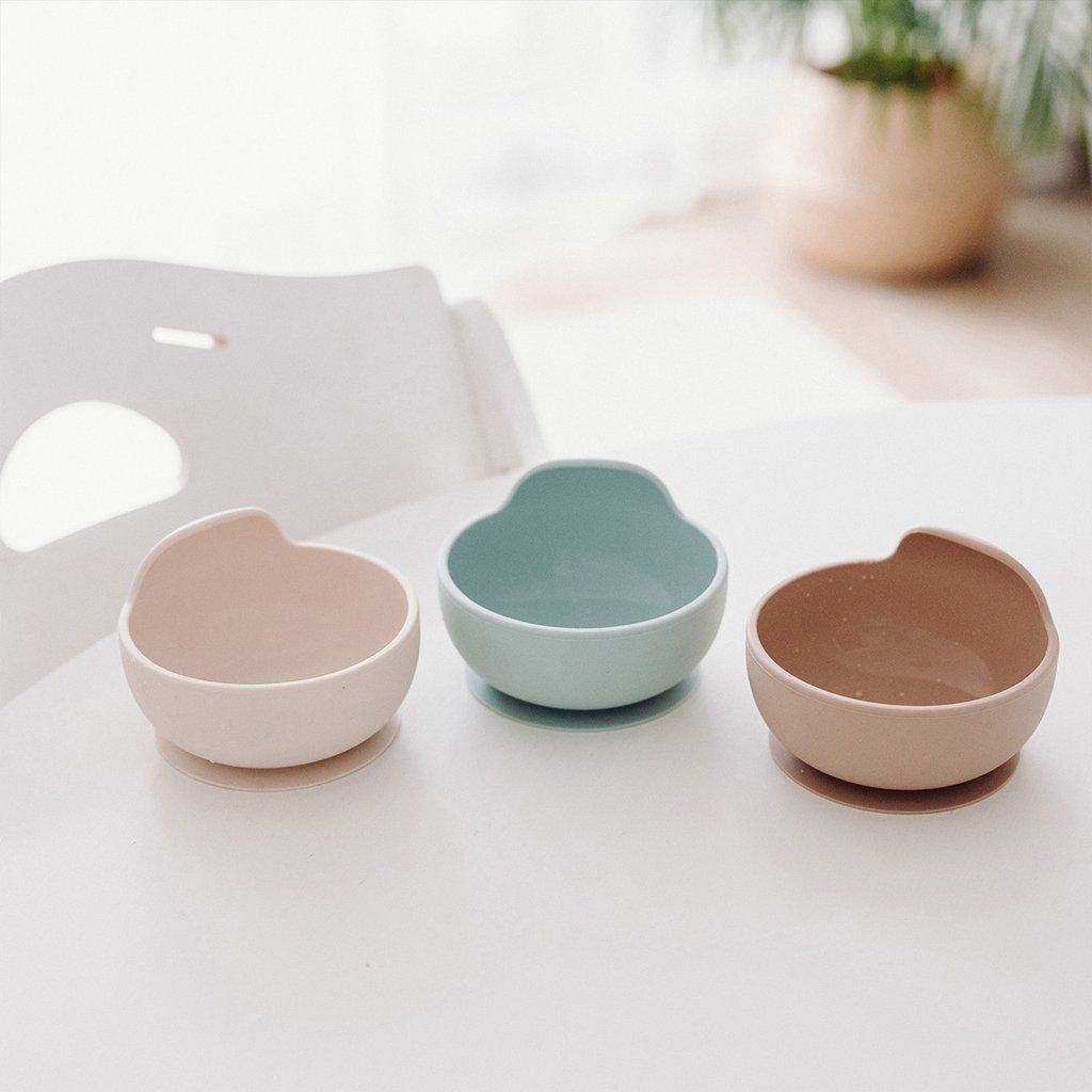 Canpol babies Miska silikonová s přísavkou krémová 330 ml