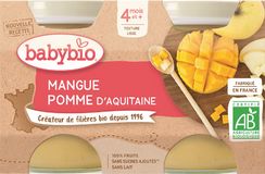 Babybio jablko s mangem 2 x 130 g
