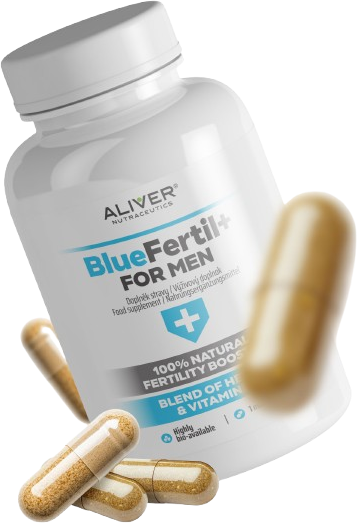 Aliver BlueFertil+ mužská plodnost 120 kapslí