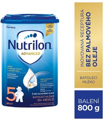 Nutrilon Advanced 5 batolecí mléka 6 x 800 g