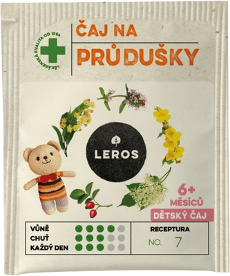 Leros Dětský čaj na průdušky 20 x 1.5 g