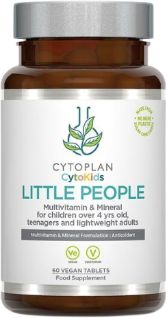 Cytoplan Little People - Multivitamíny pro děti od 4 let teenagery a hubené dospělé 60 kapslí