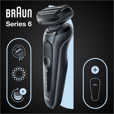 Braun Series 6 61-N1000s elektromos borotva - fekete 1 db