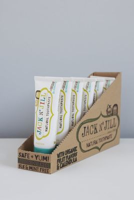 Jack n' Jill Přírodní měsíčková zubní pasta Organic Borůvka 50 g