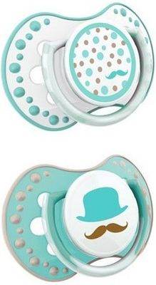 LOVI Dudlík silikonový dynamický Retro Chlapec 3-6m 2 ks