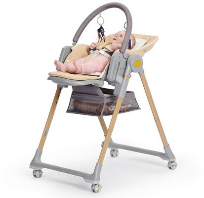 Kinderkraft Select Židlička jídelní Lastree Pink, Premium