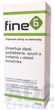 Fine6 Olej na hemoroidy 50 ml