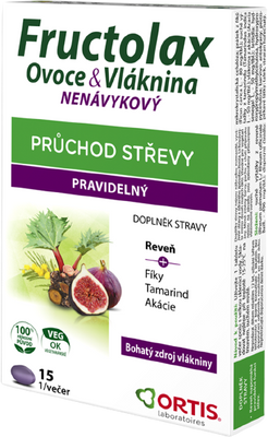Fructolax Ovoce&Vláknina 15 tablet