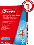 Rennie Žvýkací tablety 24 ks