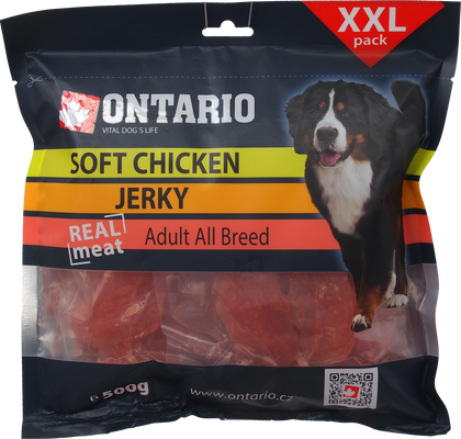 Ontario Pochoutka měkké kuřecí proužky 500 g