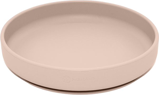 Petite&Mars Set jídelní silikonový TAKE&MATCH, Desert Sand 6m+, 4 ks