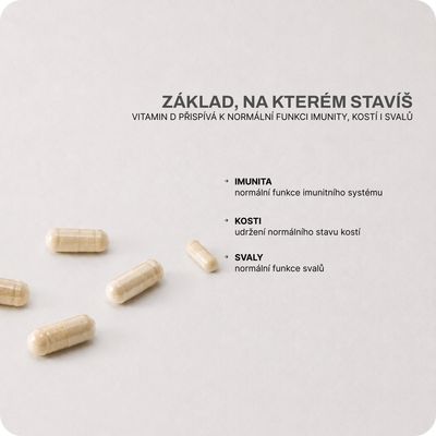 Pulse Performance Vitamin D3+K2 MK7 60 kapslí