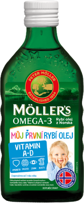 Möllers Omega 3 Můj první rybí olej 250 ml