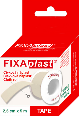 Fixaplast Cévková náplast TAPE 2.5cm x 5m