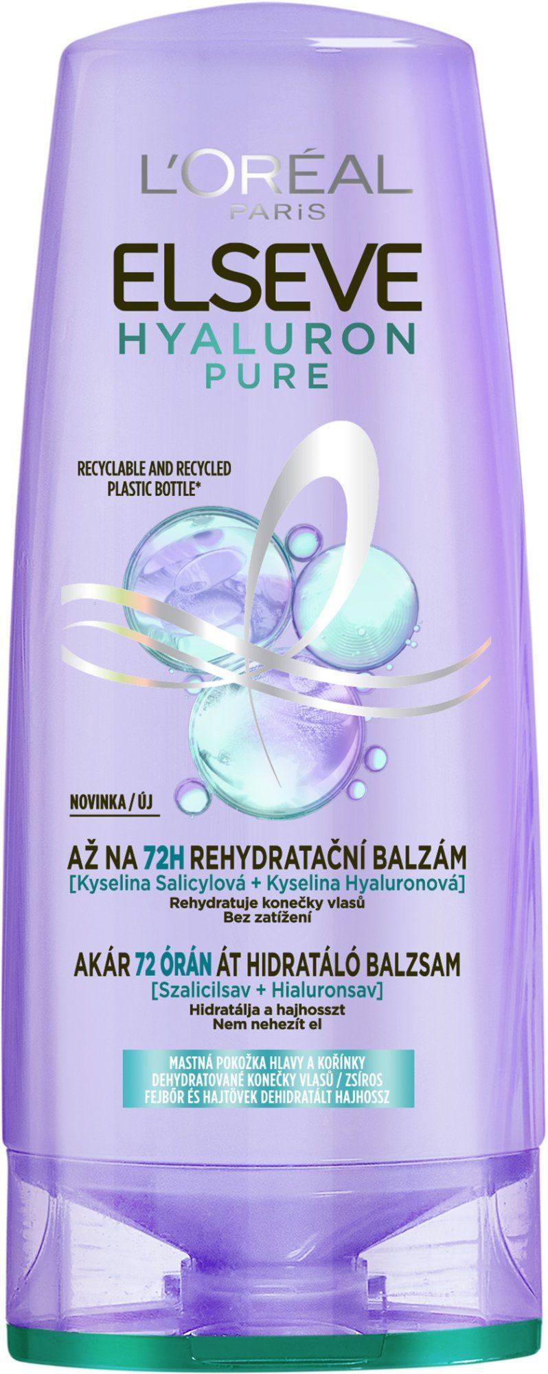 L'Oréal Paris Elseve Elseve Hyaluron Pure balzám, 200 ml