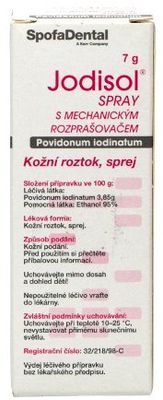 Jodisol spray s mechanickým rozprašovačem 7 g