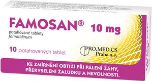 Famosan 10 mg, 10 tablet
