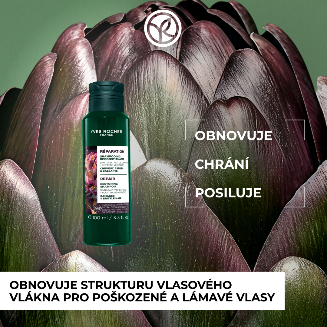 Yves Rocher Haircare Botanical Solutions, Regenerační šampon, 100 ml