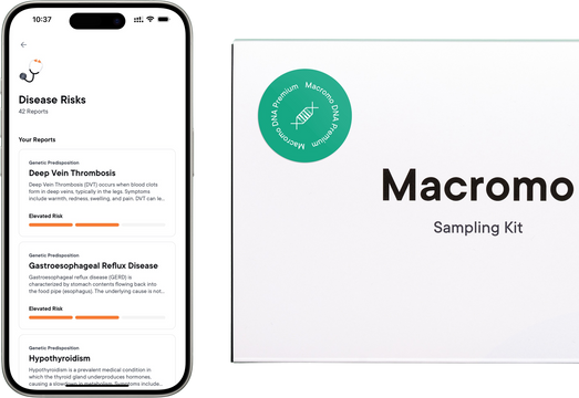 Macromo DNA Premium - genetický test