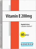 Generica Vitamin E 200 mg 60 kapslí
