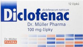 Dr.Muller Diclofenac 100 mg čípky 12 ks