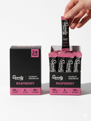 Sweaty Electrolyte Hydration Mix Raspberry 24 ks