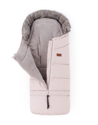 Petite&Mars Set zimní fusak Arctic 4v1 + rukavice na kočárek Fjora Rose Petal