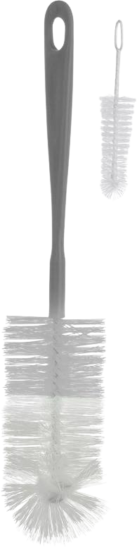 BabyOno Kartáče na láhve šedé 2 ks