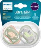 Philips Avent Šidítko Ultra air Obrázek 6-18m chlapec (moře) 2 ks
